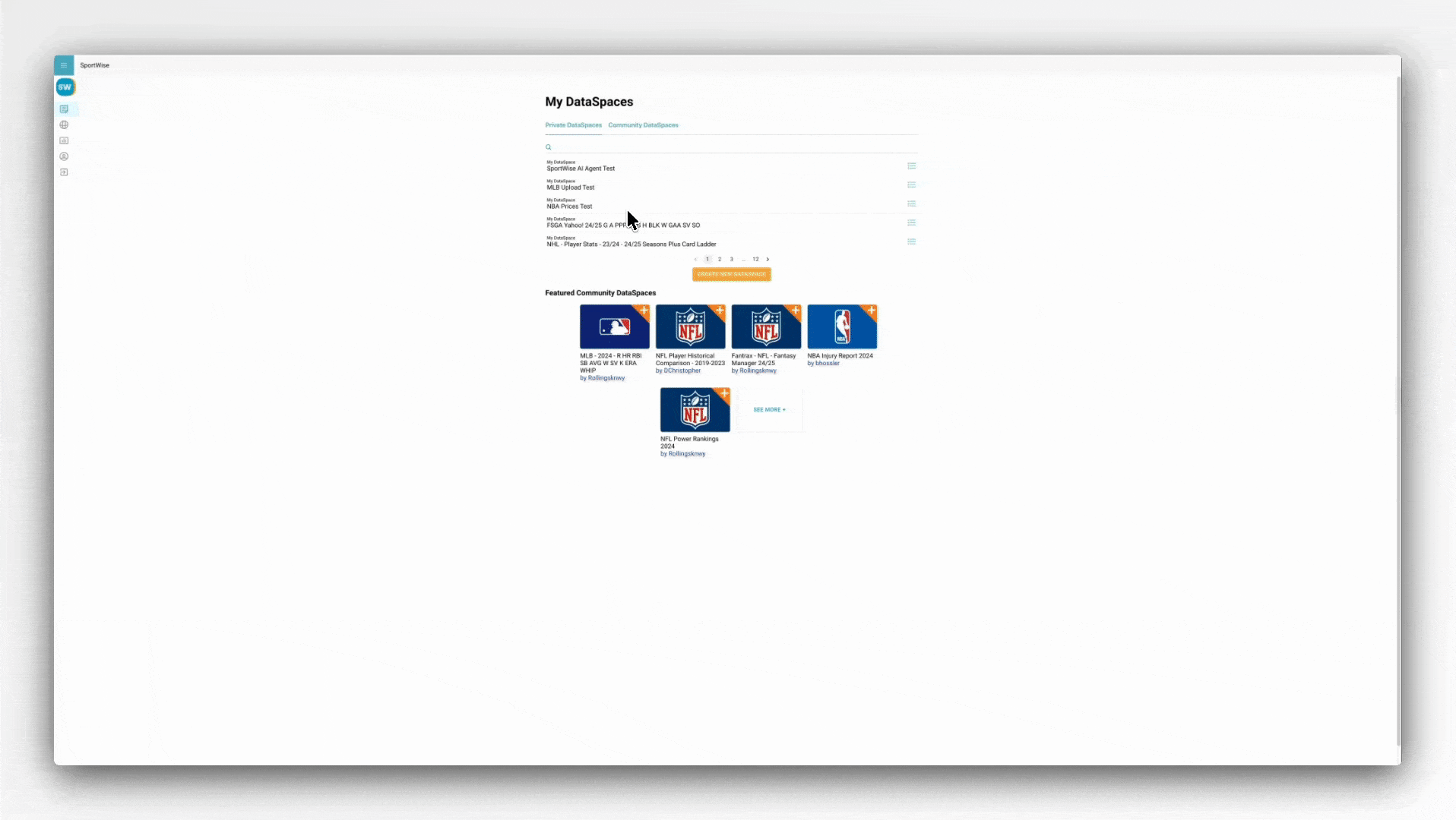 SportWise Historical Data Demo