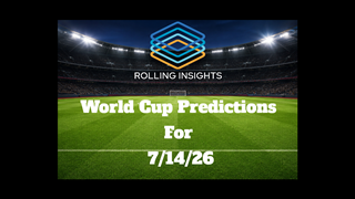 World Cup Predictions for 7/14/26
